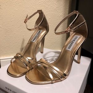 New Rose Gold heels Steve Madden